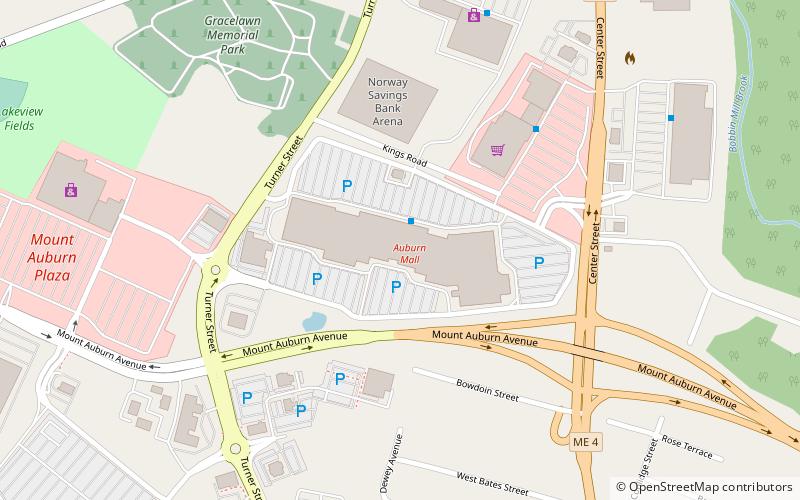 auburn mall lewiston location map