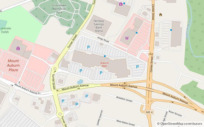 Auburn Mall location map