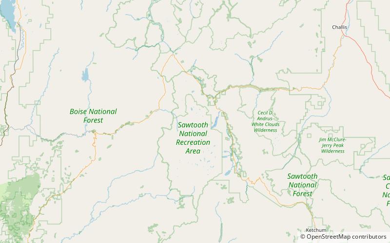 Baron Peak location map