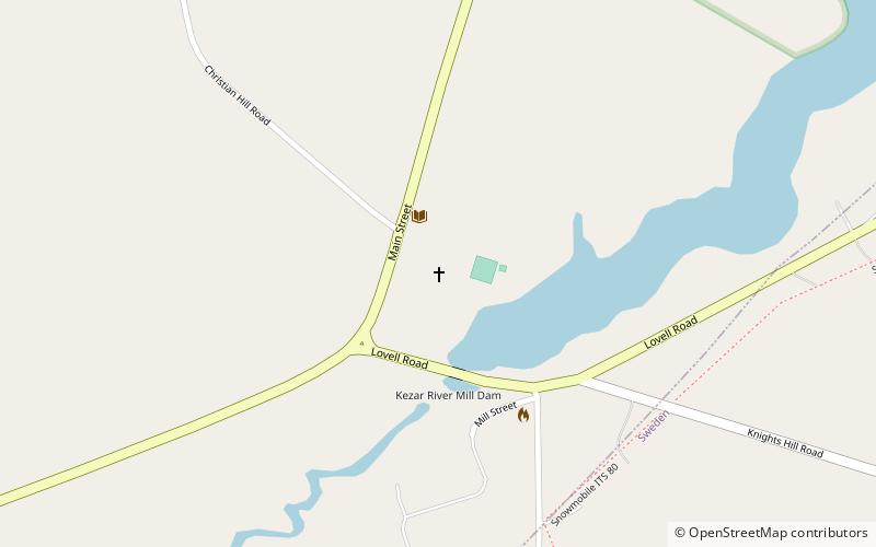 Lovell Village Church location map
