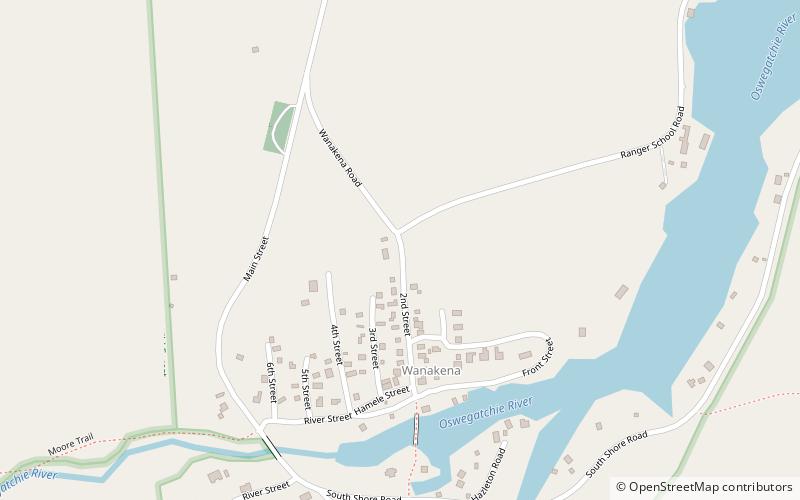 Wanakena Presbyterian Church location map