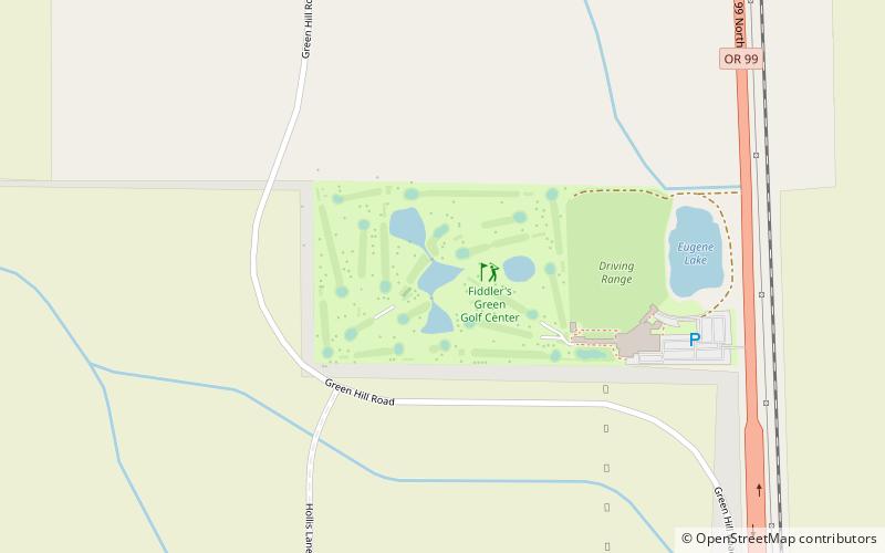 Fiddler's Green Golf Center location map