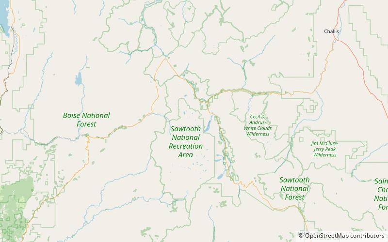 Sawtooth Range location map
