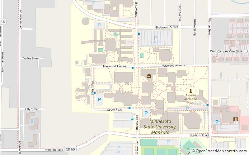 Memorial Library location map