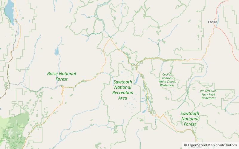 Trail Creek Lakes location map