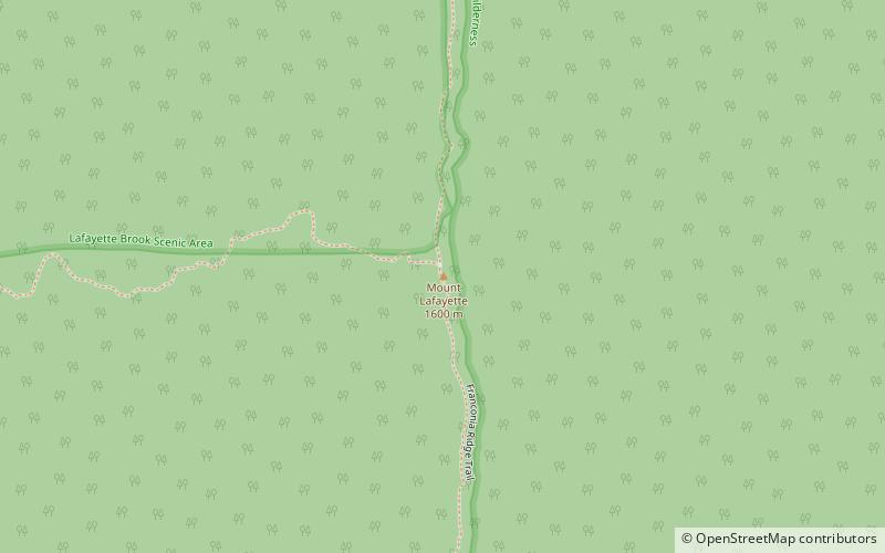 Mount Lafayette location map