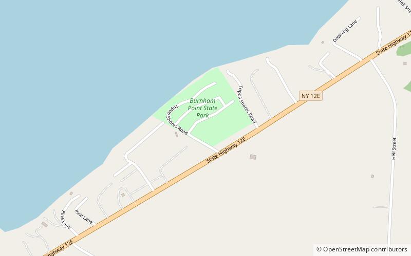 Park Stanowy Burnham Point location map