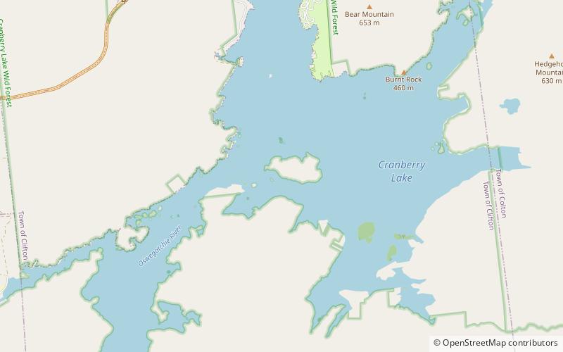 Cranberry Lake location map