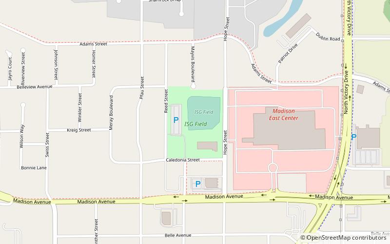 ISG Field location map