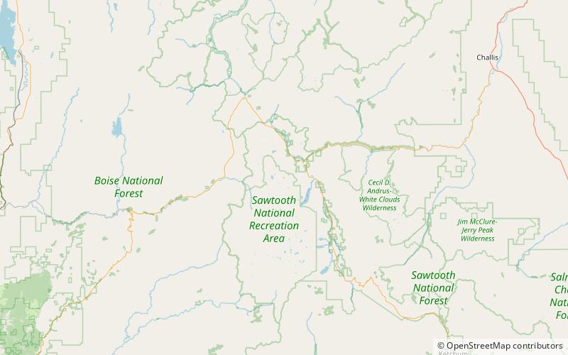 Goat Lake location map