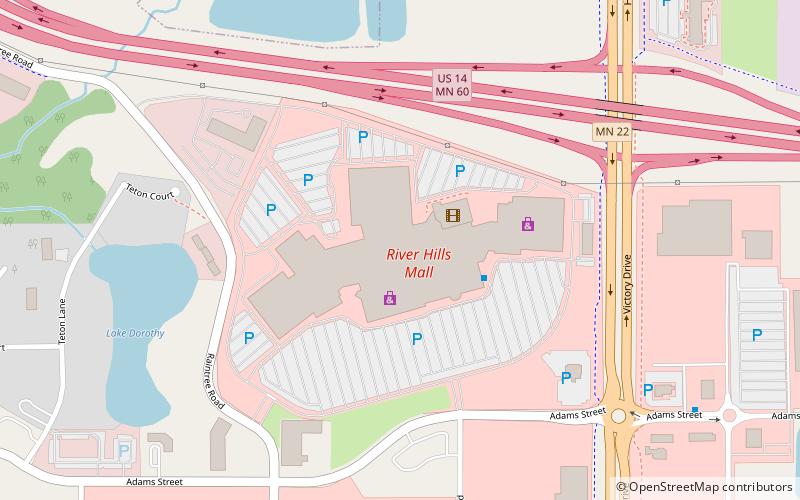River Hills Mall location map