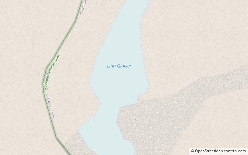 Linn Glacier location map