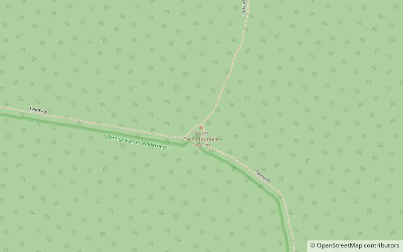 South Twin Mountain location map