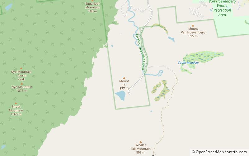 Mount Jo location map