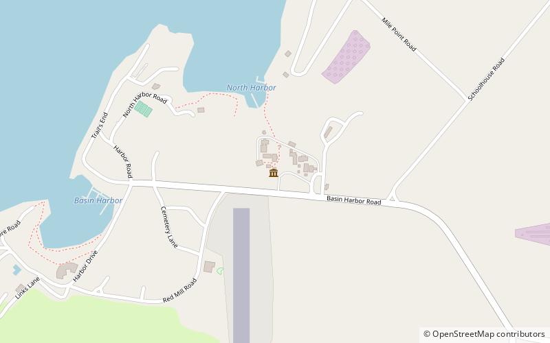 Lake Champlain Maritime Museum location map