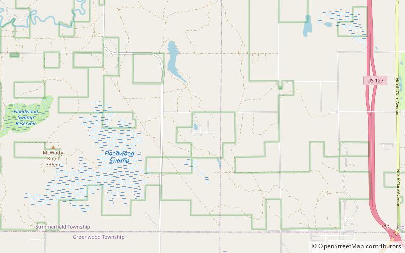 Au Sable State Forest location map