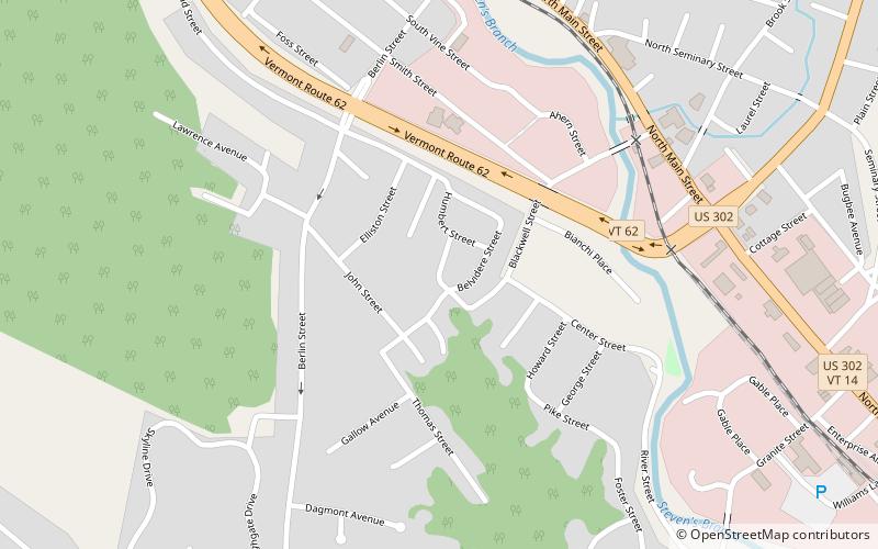 Woodbury Graded School location map