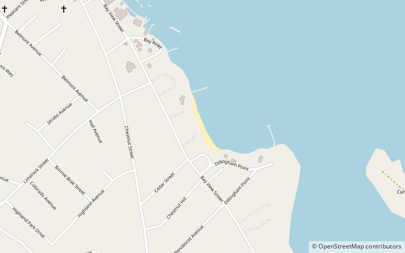 laite beach camden location map