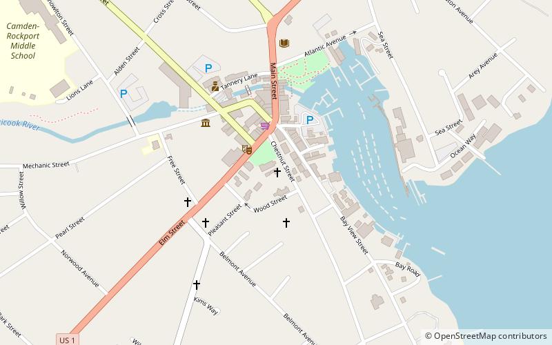 Chestnut Street Baptist Church - Camden location map