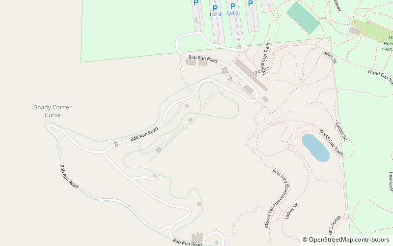 Mt. Van Hoevenberg Olympic Bobsled Run location map