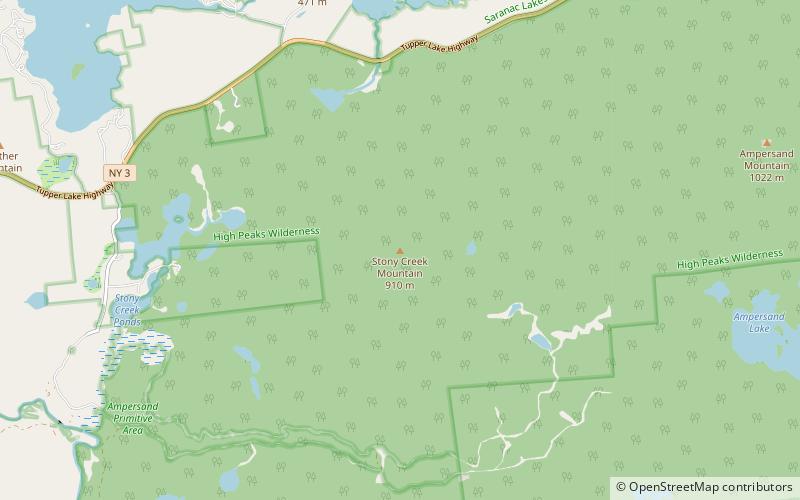 Stony Creek Mountain location map