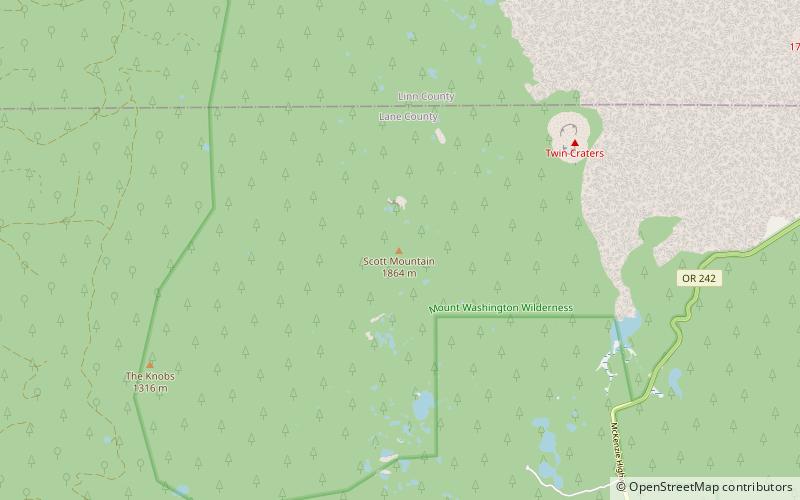 Scott Mountain location map