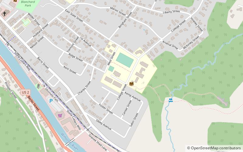 College Hall location map