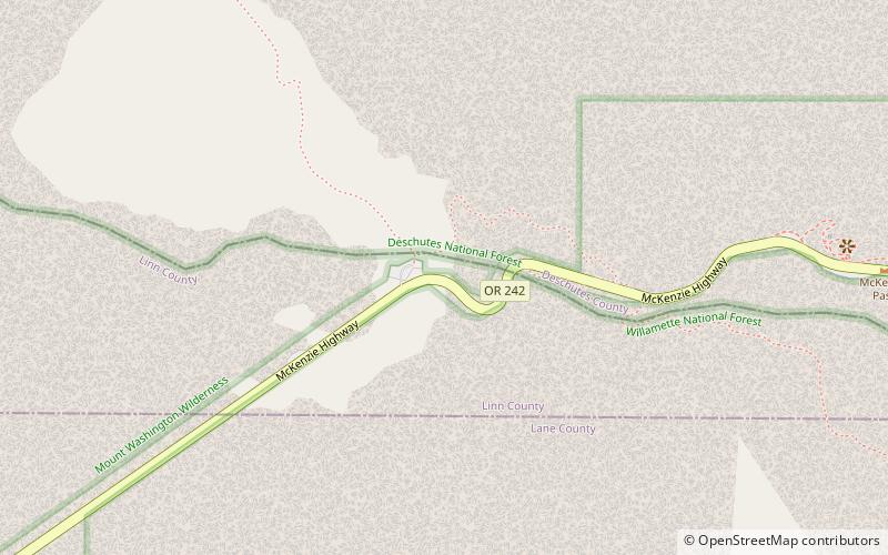 McKenzie Pass location map