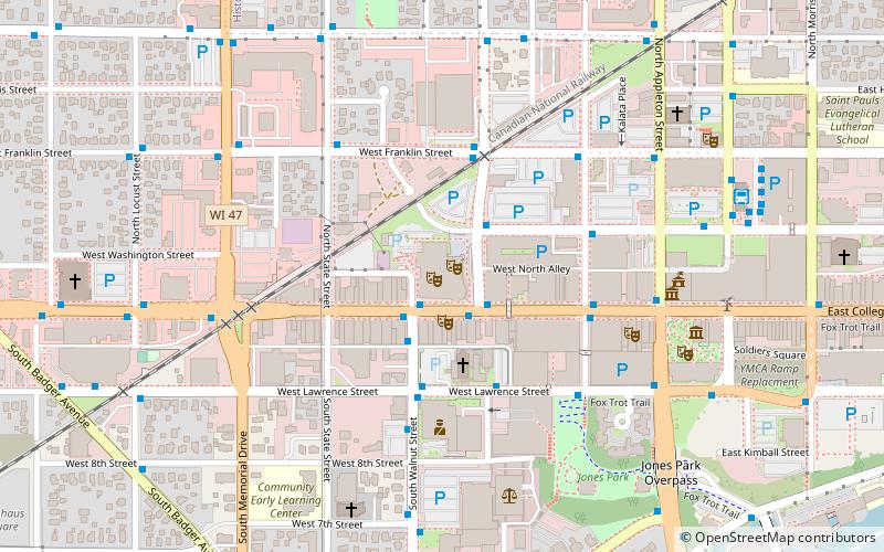 fox cities performing arts center appleton location map