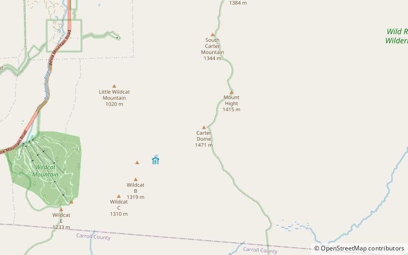 Carter Dome location map