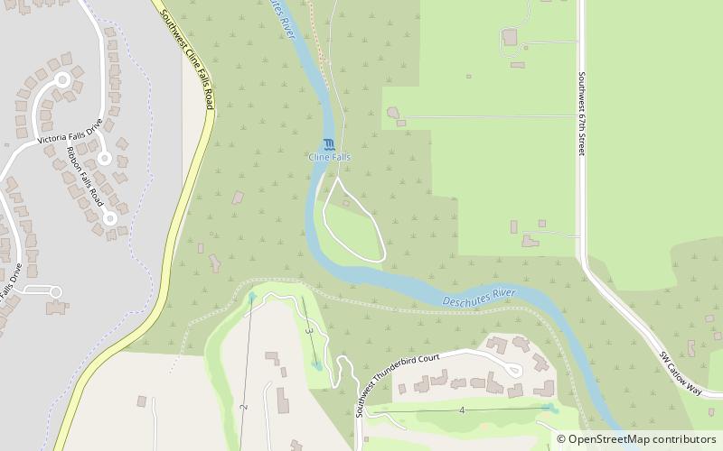 Cline Falls State Scenic Viewpoint location map