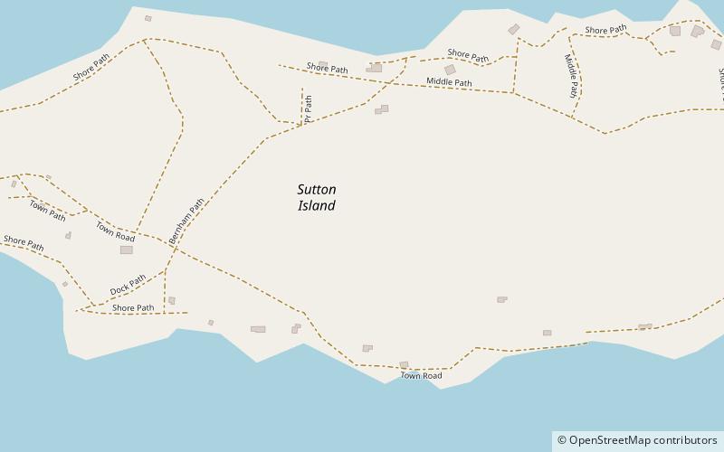 Sutton Island location map