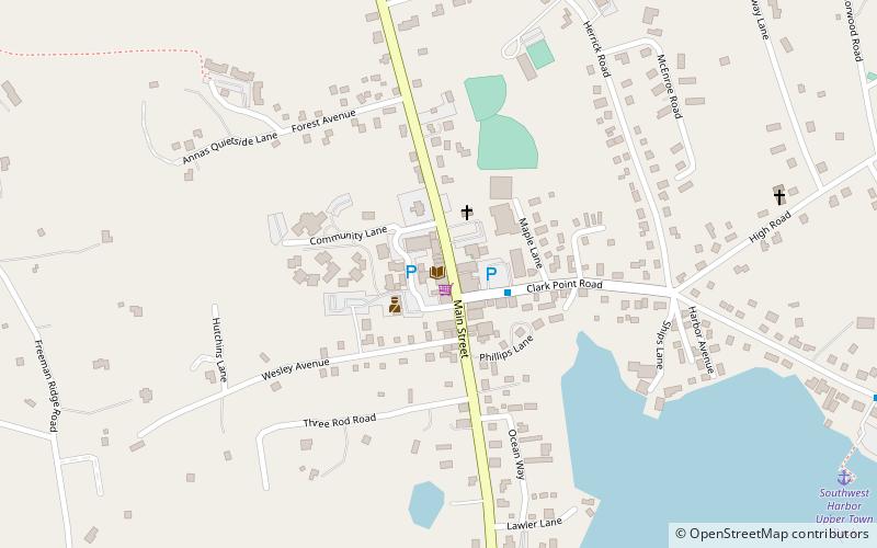 southwest harbor public library location map
