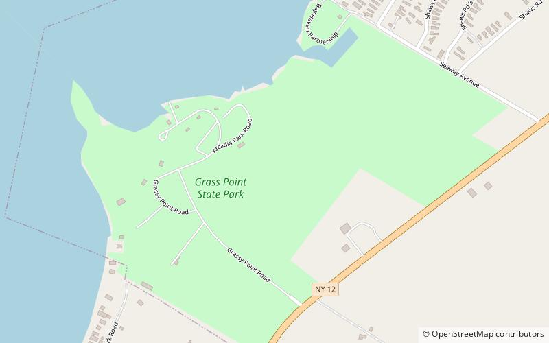 park stanowy grass point alexandria bay location map