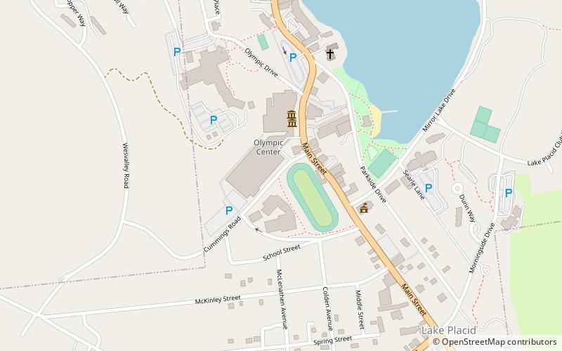 Olympic Center location map