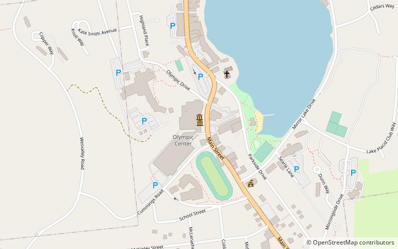 Museo Olímpico de Lake Placid location map