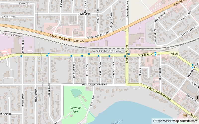 Merritt Black House location map