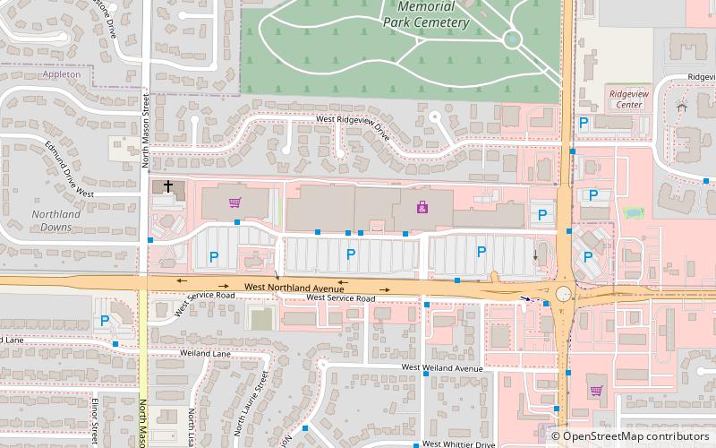 Northland Mall location map