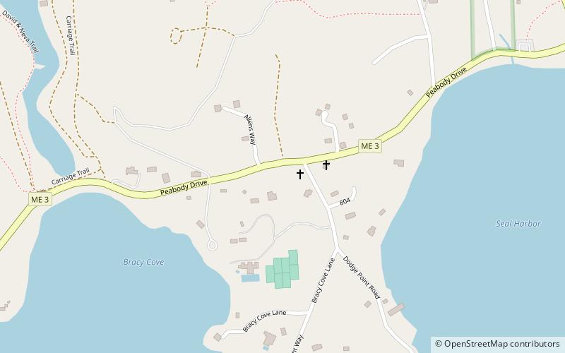 Seal Harbor Congregational Church location map