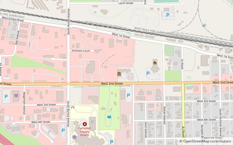 Campbell County Rockpile Museum location map