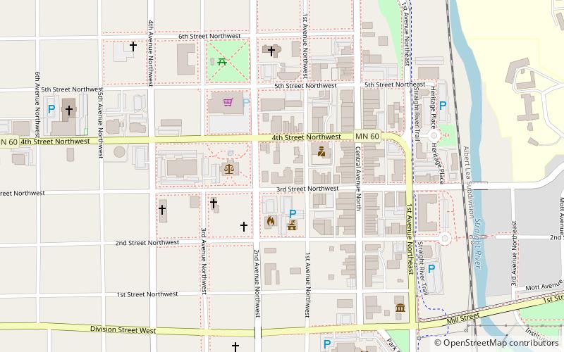 Rice County Courthouse and Jail location map