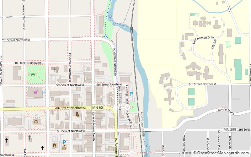 Faribault American Legion location map