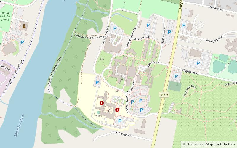 augusta mental health institute location map