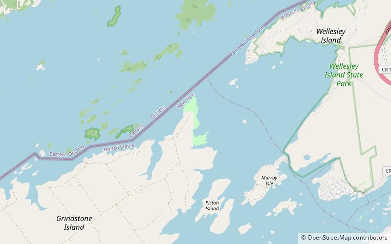 park stanowy canoe picnic point tysiac wysp location map