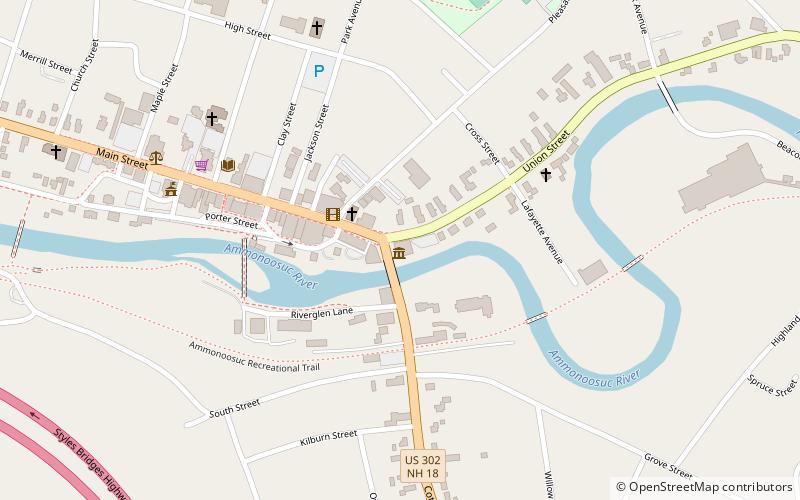 Littleton Town Building location map