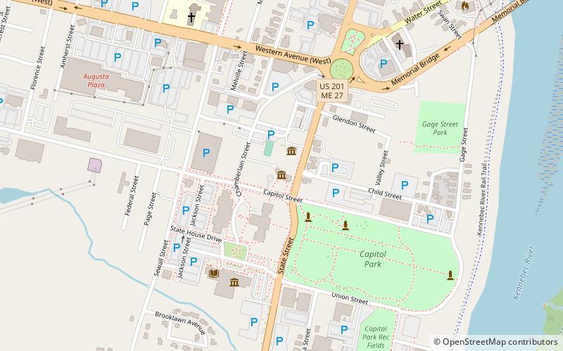 Casa de James G. Blaine location map