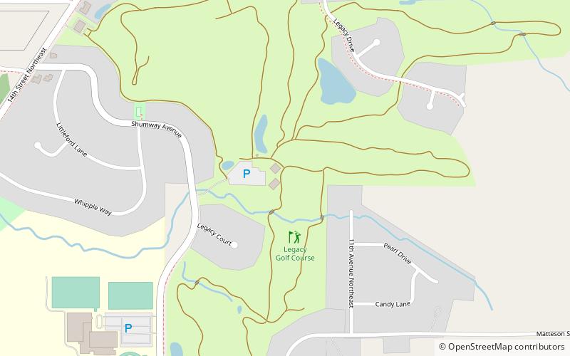 Legacy Golf Course location map