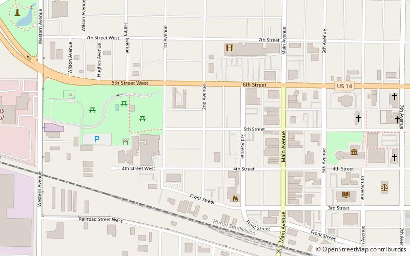 E. E. Haugen House location map