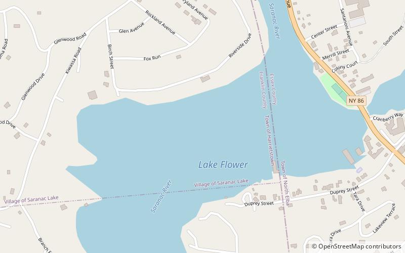 Lac Flower location map