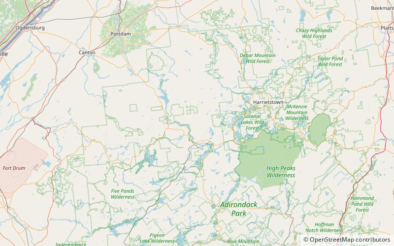 Higley Falls Reservoir location map